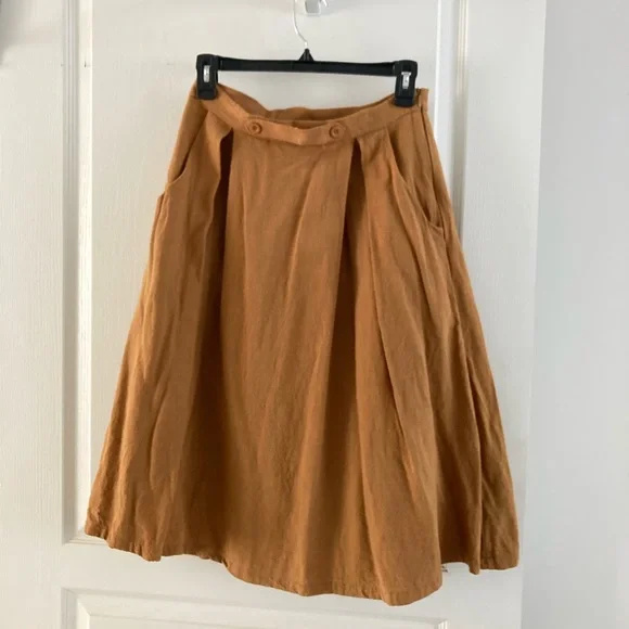 Adored Vintage Fall Skirt - Picture 1 of 6